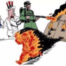 GAZA BURNING With help from the USA
